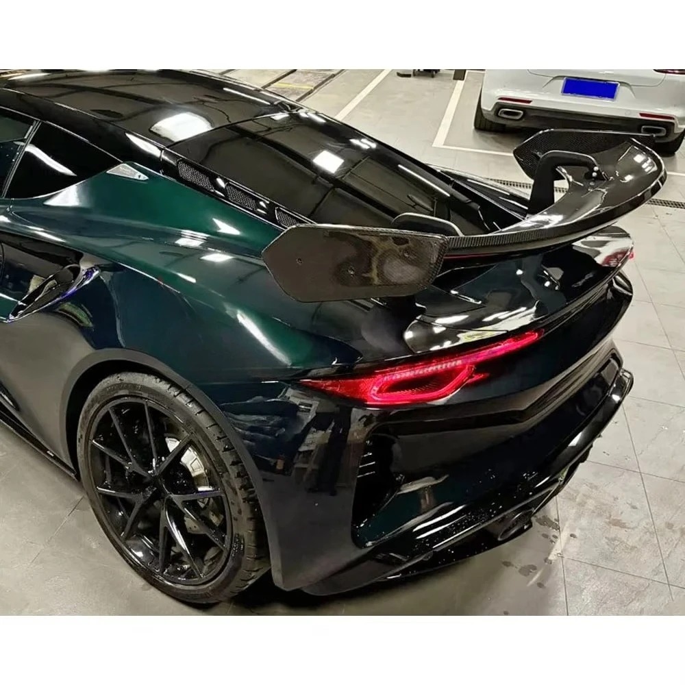 GT4 Emira Style Dry Carbon Fiber Rear Spoiler Wing for Lotus Emira